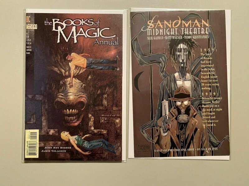 Books of Magic comic lot 41 different from #4-57 + 2 annuals 8.5 VF+ (1994-99)