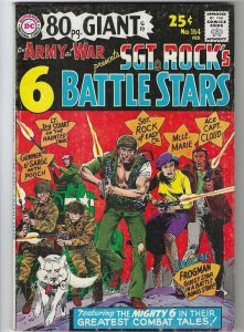 OUR ARMY AT WAR #164 - Sgt. Rock's 6 Battle Stars, 80 pg Giant  VG