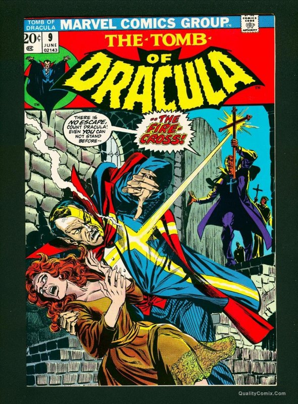 Tomb Of Dracula #9 NM 9.4 White Pages Marvel Comics