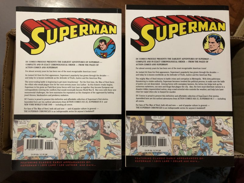 The Superman Chronicles Full Set 1-10 FN-NM