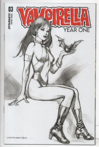 VAMPIRELLA YEAR ONE #3 F, NM, Nowlan variant, Dynamite, 2022, more in store