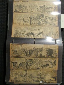 1950's FLASH GORDON 95 Clipped Newspaper Strips LOT B 9x2.5