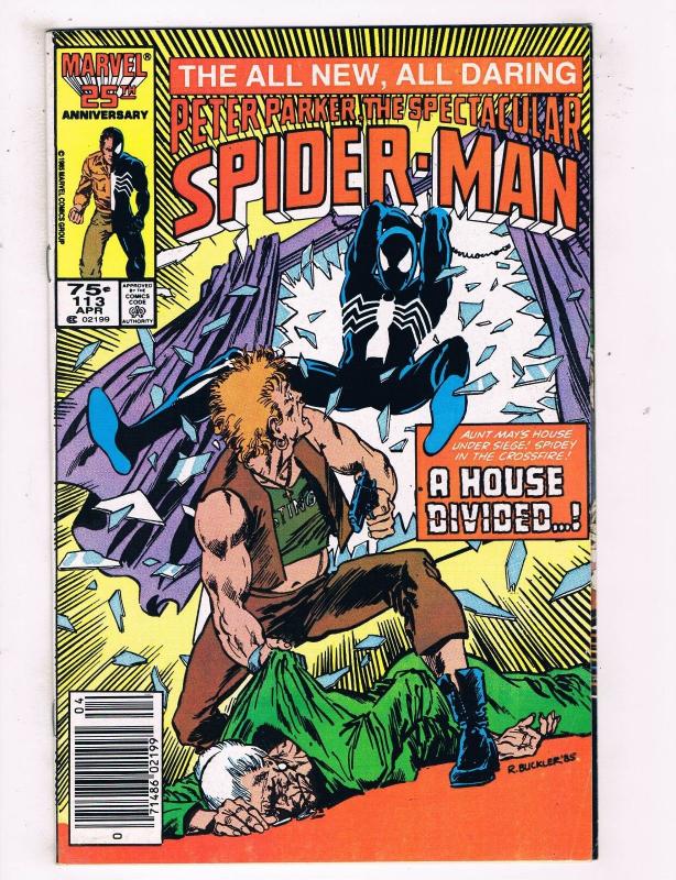 Peter Parker The Spectacular Spider-Man #113 VF Marvel Comics Comic Book DE45