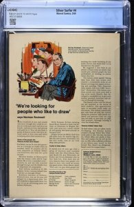 Silver Surfer #4 1969 Marvel Comics CGC 7.5 Silver Surfer vs Thor cover