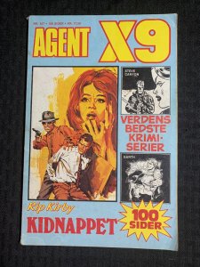 1987 AGENT X9 Finland Comic #107 VG 4.0 Rip Kirby / Steve Canyon