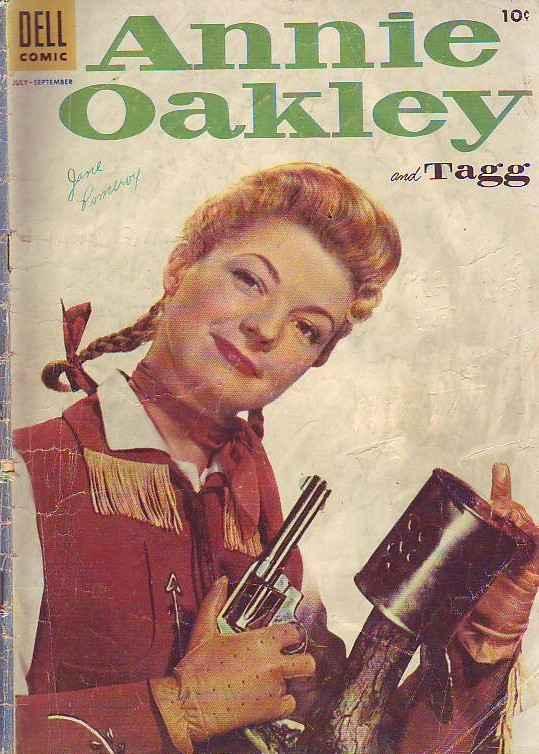 Annie Oakley #4 (Jul-55) GD Affordable-Grade Annie Oakley, Tagg