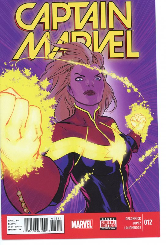 Captain Marvel #12  2015  9.0 (our highest grade)