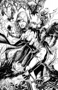 NOCTERRA #7 1:25 FABOK B&W VIRGIN VARIANT IMAGE COMICS 2022 EB221