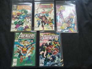 AVENGERS 5PC (VF) FUTURES IMPERFECT, EAST COAST AVENGERS, BRAIN LEACHES 1988-92