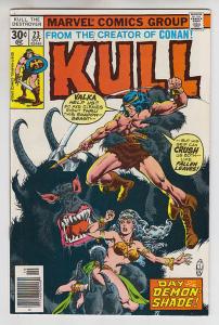 KULL the CONQUEROR #23, VF/NM, Robert E Howard, 1971 1977, King, Destroyer