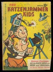 KATZENJAMMER KIDS #4 1947-CUCKOO CLOCK COVER-SLAPSTICK VG