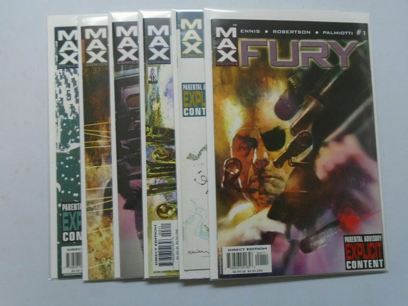 Fury (Marvel), Set:#1-6, 8.0/VF (2001) 