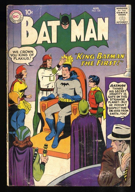 Batman #125 VG- 3.5 Qualified Read Description!