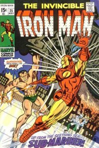 Iron Man (1968 series)  #25, VF- (Stock photo)