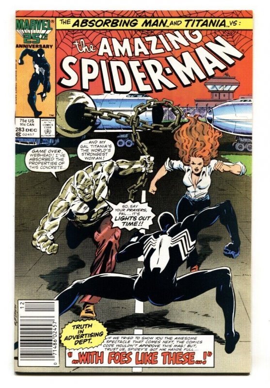 Amazing Spider-Man #283 Comic Book 1986-Marvel Comics NM- | Comic