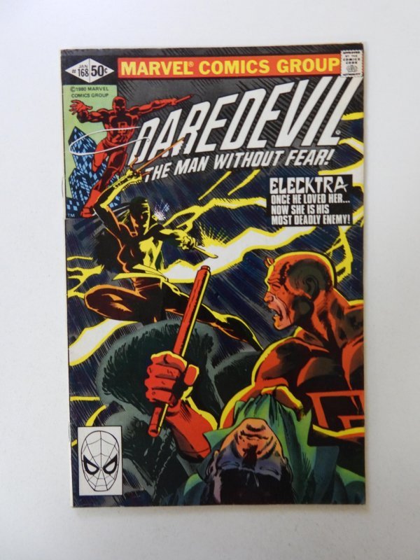 Daredevil #168 (1981) 1st appearance of Elektra VG/FN condition