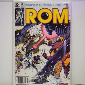 Rom #18 (1981) Near Mint. X-Men Crossover . Frank Miller Cover
