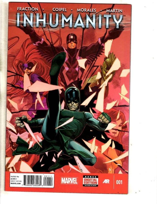 3 Marvel Comics Inhumanity # 1 + Indestructible Hulk # 1 + Dark Avengers #13 J89