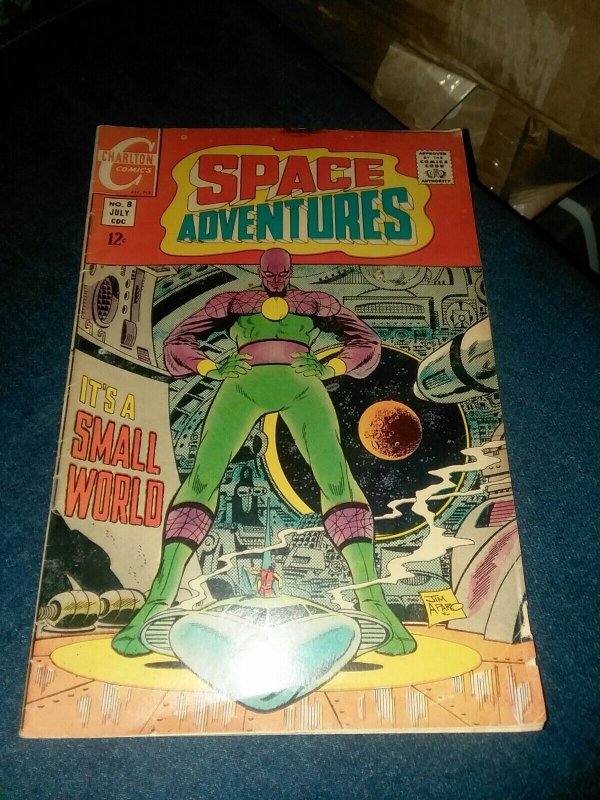 Space Adventures #8  July 1969  Steve Ditko Art jim aparo cover silver age scifi