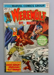 Werewolf by Night #37, FN+ 3rd Moon Knight Marvel Comics, 1975 SN1