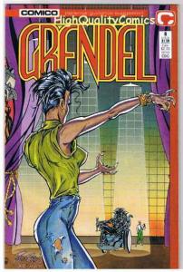 GRENDEL #8, VF/NM, Pander, Comico, Devil, Matt Wagner, 1986, more in store