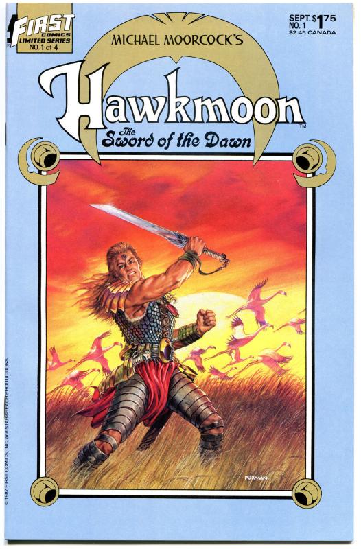 HAWKMOON 1 2 3 4, 3 different series, 12 issues in all, VF, Michael Moorcock