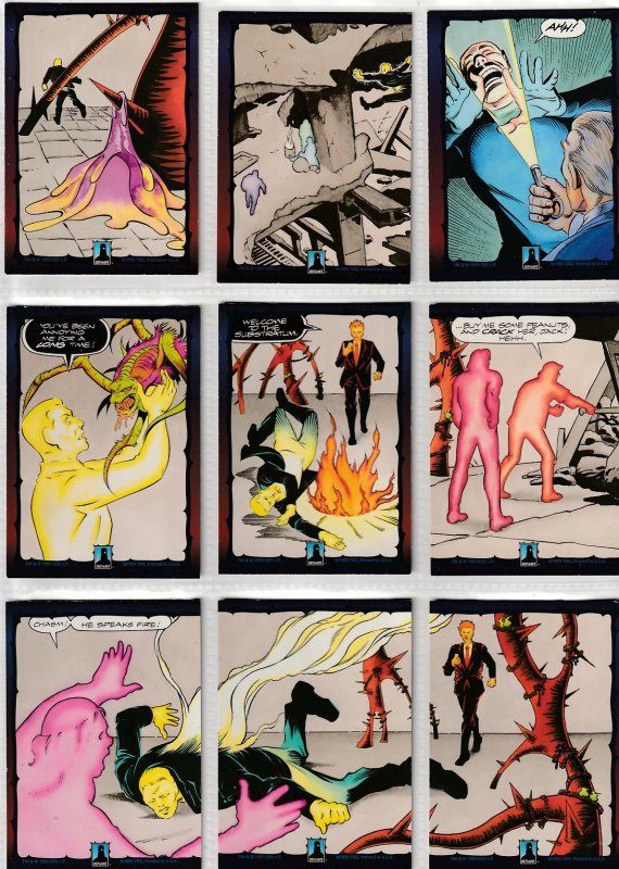 Dark Dominion # 0 Trading Cards  Rare Steve Ditko painted art ! 72 Cards !