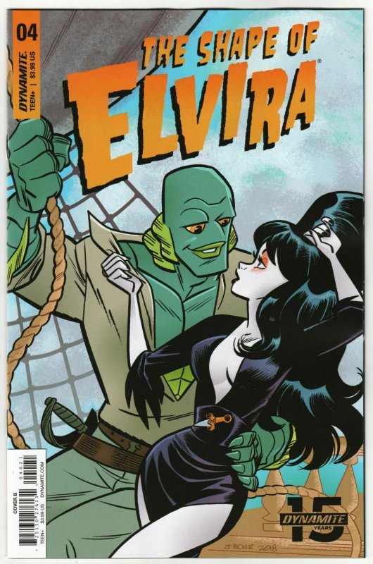 Elvira Shape Of Elvira #4 Cvr B J Bone (Dynamite, 2019) NM