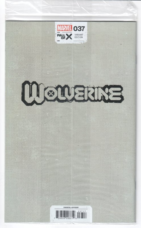 Wolverine #37 Capullo Virgin Cover (2023) one per store, sealed, never opened