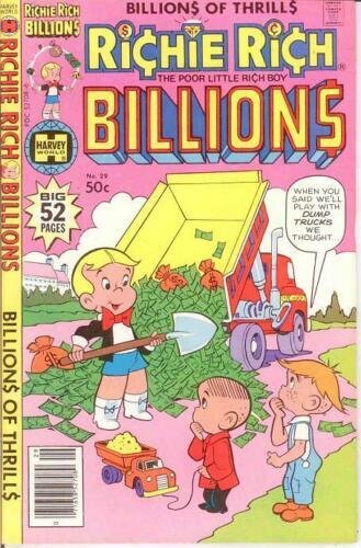 RICHIE RICH BILLIONS (1974-1982) 29 VF-NM April 1979 COMICS BOOK 