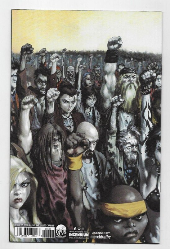 Disturbed Dark Messiah #1 Opus Comics 2022 Todd Mcfarlane 1:10 Wraparound Var