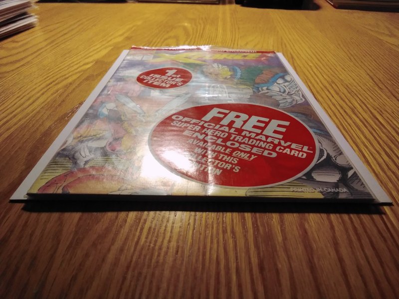 X-Force #1 Reverse Negative w/ Shatterstar card (1991)