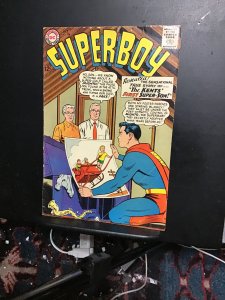 Superboy #108 (1963) mid grade Green Kryptonite! Kent’s 1st Super Son! FN Wow!