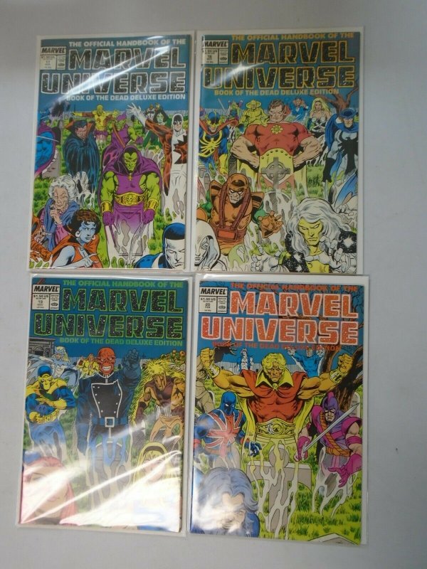 Official Handbook of the Marvel Universe Deluxe Edition set #1-20 8.5 VF+ (1985)