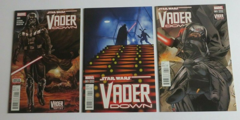 Star Wars Vader Down #1 Regular issue + #1 Zdarsky Jaxxon & Mann Variant VF/NM 