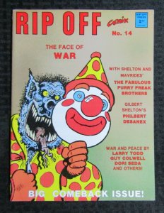 1987 RIP OFF COMIX #14 FVF 7.0 Gilbert Shelton / Freak Brothers