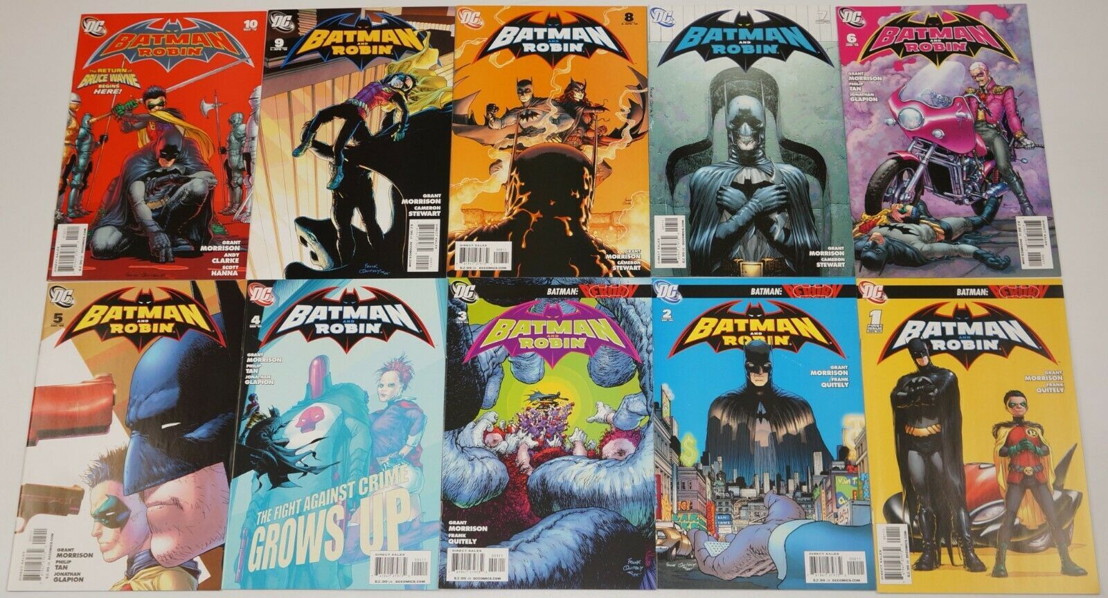 Batman and Robin #1-26 VF/NM complete series - grant morrison - frank  quitely | Comic Books - Modern Age, DC Comics, Batman / HipComic