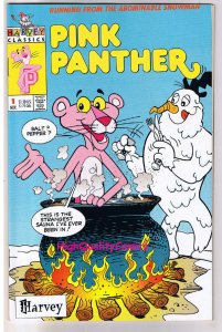 PINK PANTHER #1, NM, Harvey, Cartoon Character, Yeti, 1993, , more in store