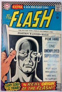 The Flash #167 (5.5, 1967) Origin of the Flash, Barry Allen retold