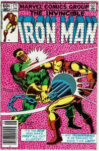 Iron Man #171 (1968 v1) Newsstand Denny O'Neil Thunderball NM-