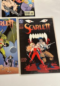 4 Scarlett DC Comic Books # 1 2 3 12 Batman Superman Flash 65 CT1
