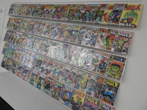 Huge Lot of 100+ Comics W/ All Incredible Hulk!!! Avg. VF- Condition!