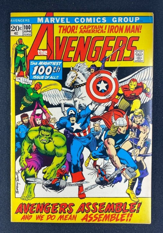 Avengers (1963) #100 VF (8.0) Classic Barry Windsor-Smith Anniversary Issue sw