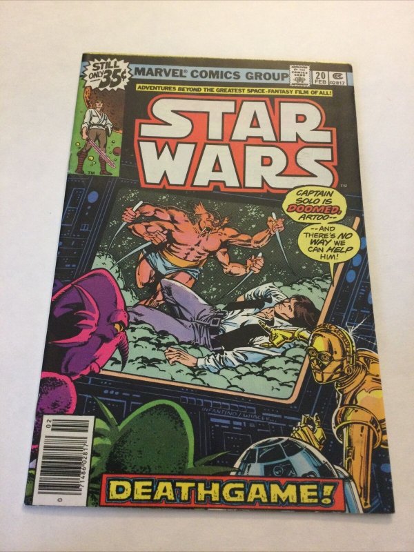 Star Wars 20 Nm- Near Mint- Newsstand Edition Marvel Comics