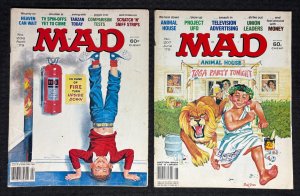 1979 MAD Magazine #206 & 207 (Grade 3.0/4.0) Tarzan / Animal House LOT of 2