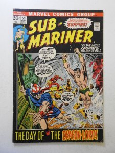 Sub-Mariner #53 (1972) VG Condition