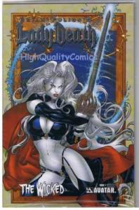 LADY DEATH : WICKED #1, Ltd, Platinum ,Variant, NM+