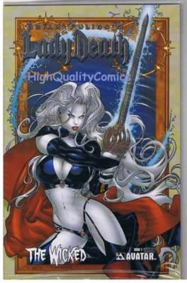 LADY DEATH : WICKED #1, Ltd, Platinum ,Variant, NM+