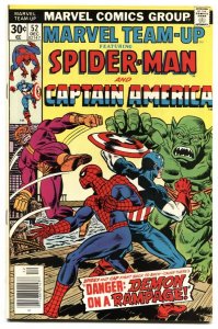 Marvel Team-up #52 1976 Spider-Man - CAPTAIN AMERICA  NM-