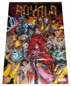Royals Folded Promo Poster Inhumans Marvel (24 x 36) - New!